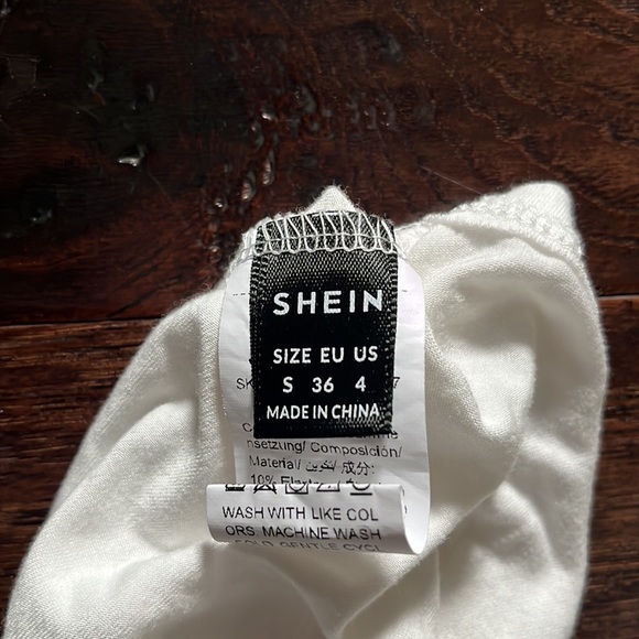SHEIN white tube top, size small - Picture 2 of 2